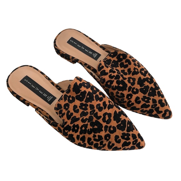 Steven By Steve Madden Shoes - Steven by Steve Madden Verna Animal Print Mules Faux Calf Hair Suede Mob Wife